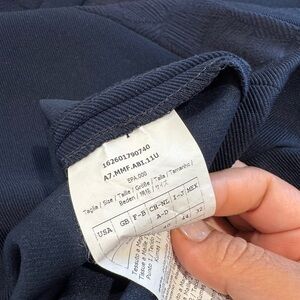MaxMara Navy Blue Structured Dress Top